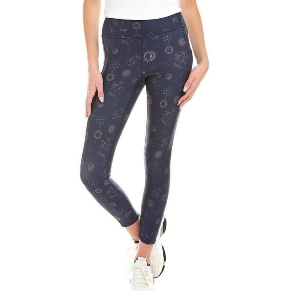 Calme Johnny Was Endurance High Waist Constellation Leggings w Pockets Sz M
